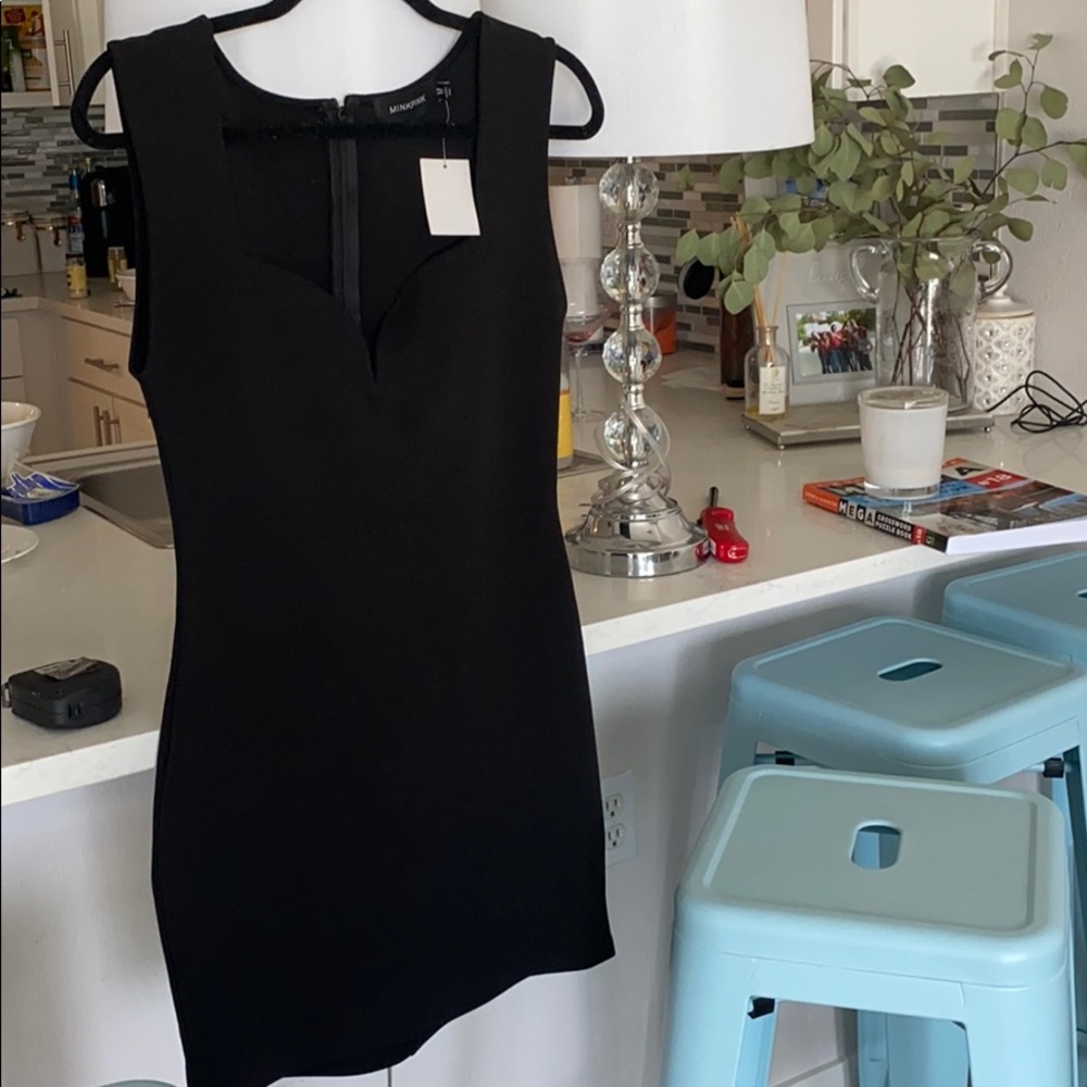 Minkpink black cocktail dress